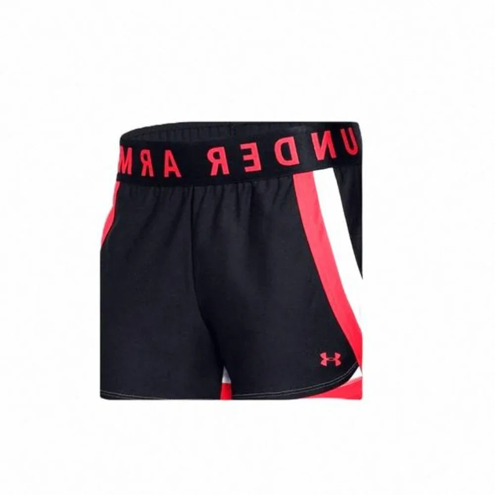 🌸 Sale 🌸 Under Armour Black Play Up Stripe Shorts 001 1351978 Women's Pockets